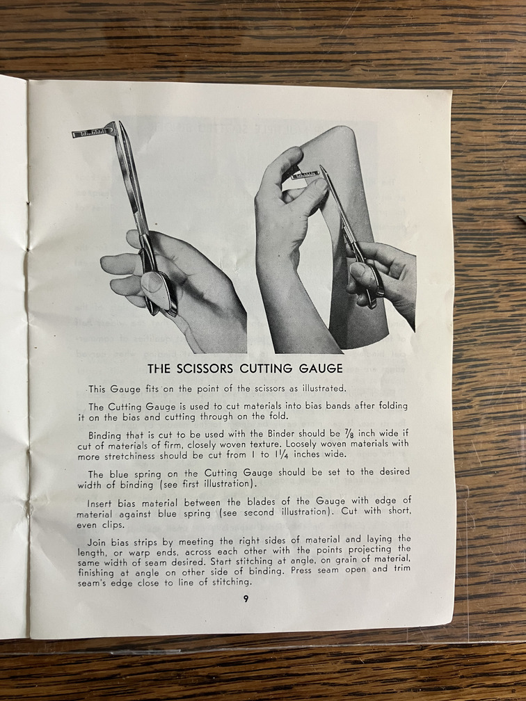 The Scissors Cutting Gauge